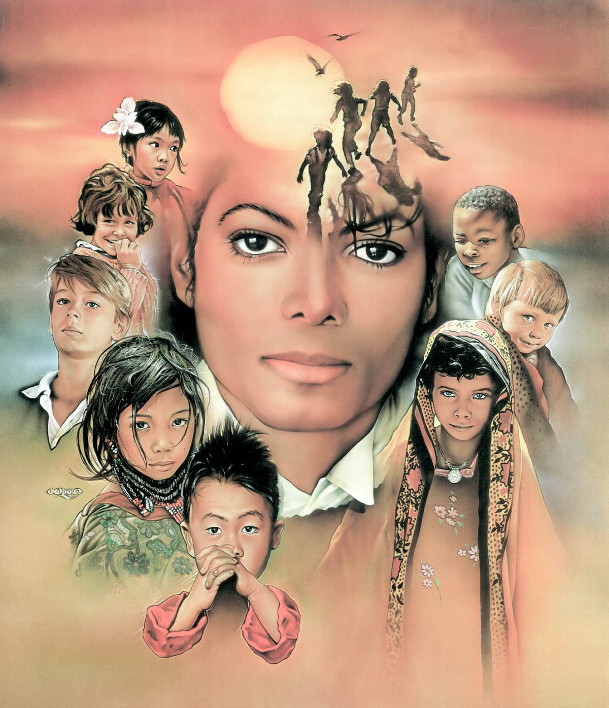 MJ Remember THe Children painting